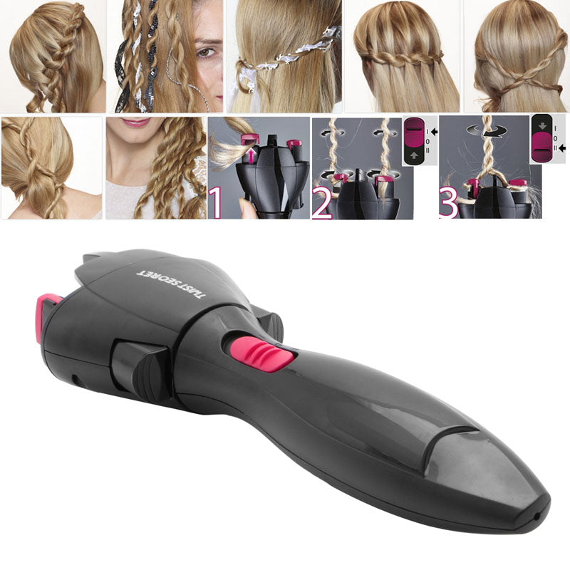 Twist Braid Automatic Knitted Device DIY Hair Braiders Style Gadget For Women
