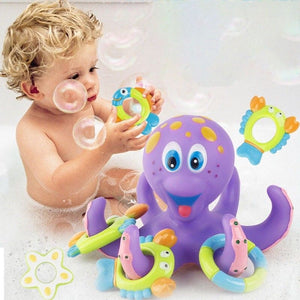 Details about   Floating Bath Toys Baby Octopus Kids Infant Toddlers 5 Rings Learn Play Fun UK