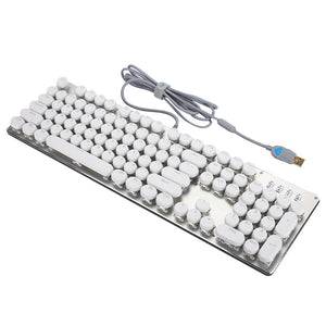 Mechanical Keyboard Keyboard Exquisite 104keys Usb Computer Desktop USB Keypad Laptop Gadget